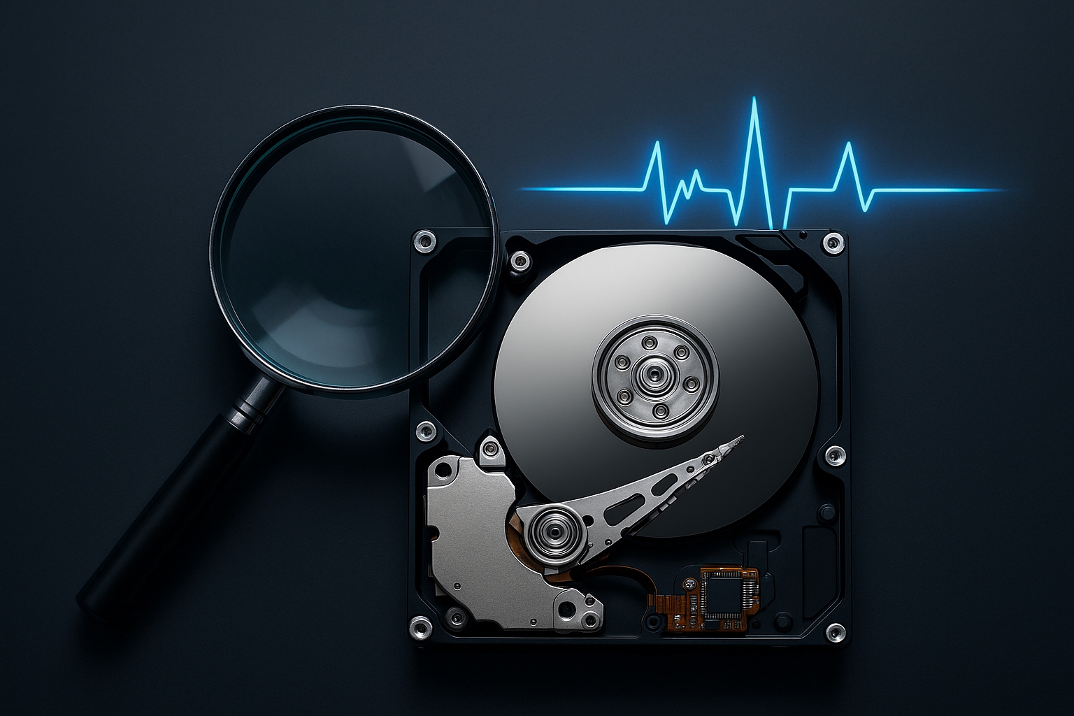 Uszkodzony dysk twardy